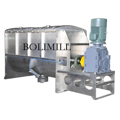 comprar 3000L Capacity Stainless Steel Ribbon Mixer with 220-660V Voltage and 22kW Power for Industrial Powder Blending online manufacture