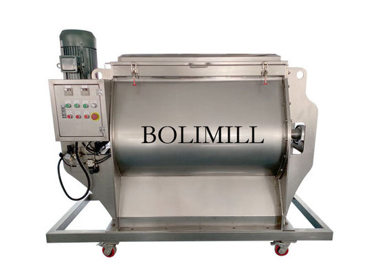 comprar Mezclador seco doble de acero inoxidable del polvo de la paleta 110KW del eje online manufacture