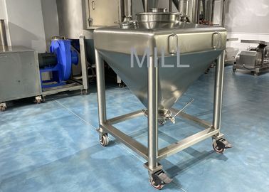 Transportador del vacío del acero inoxidable para el tanque farmacéutico del compartimiento del totalizador de Ibc del polvo