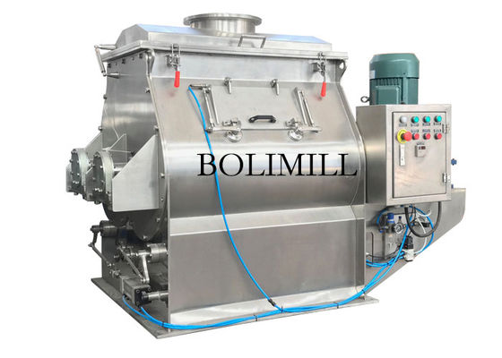 304 mezclador de paleta de acero inoxidable del eje del doble de 3kw 15rpm